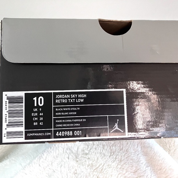 Air Jordan Sky High Retro Low Black/White Stealth - Picture 6 of 6